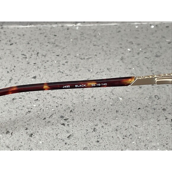 JONES NEW YORK J490 BLACK full rim 55/16/140 FLEX HINGE EYEGLASSES Frames Only main image 6